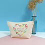 If Mums Were Flowers Make Up Bag, thumbnail 3 of 9