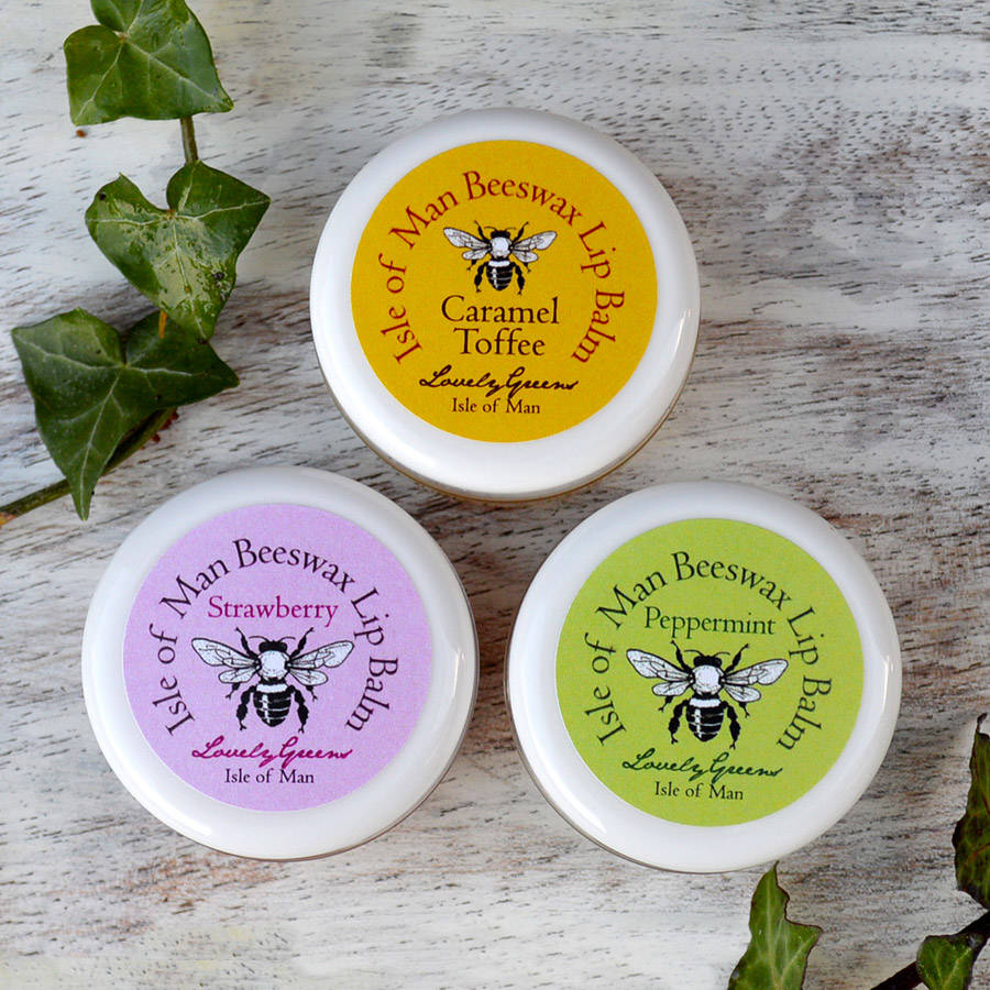 Natural Beeswax Lip Balm By Lovely Greens Handmade