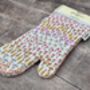 Flower Patterned Single Oven Glove, thumbnail 1 of 3