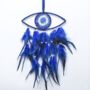 Blue Eye Dream Catcher With Black Feather, thumbnail 1 of 6