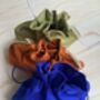 Bespoke Silk Pouch Bag Hand Made In Over 200 Shades, thumbnail 5 of 12