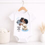 Personalised Father And Son Photo Baby Outfit, thumbnail 1 of 8