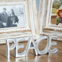 Recycled Metal Peace Sign, thumbnail 4 of 8