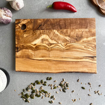 Set Of Three Olive Wood Cheese Boards, 2 of 6