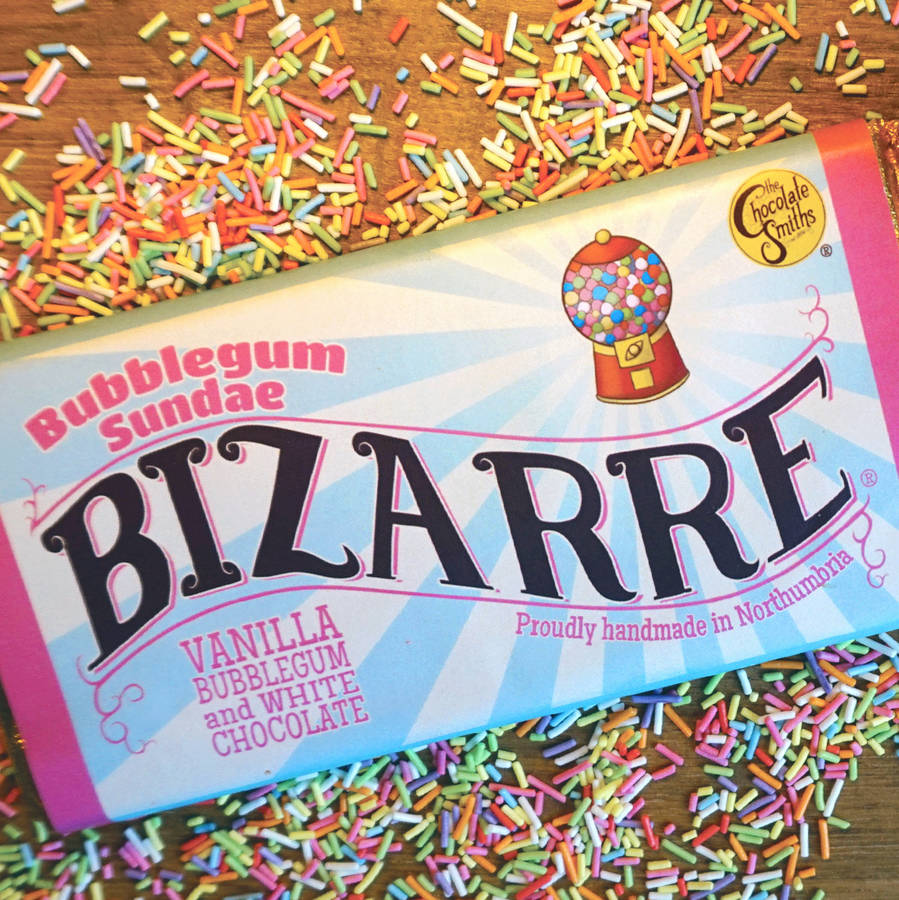 Bubblegum Sundae White Chocolate Bizarre Bar By The Chocolate Smiths