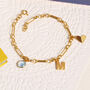 Personalised 18ct Gold Vermeil Charm Bracelet, thumbnail 2 of 6