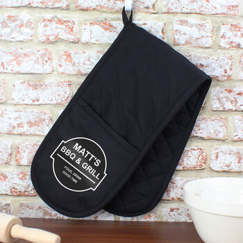 Personalised BBQ And Grill Oven Gloves, 3 of 5