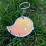 Halloween Ghost Keyring Iridescent Acrylic Keychain, thumbnail 1 of 6