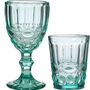 Luxury Frozen Blue Glassware Collection, thumbnail 2 of 5