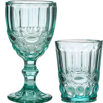 Luxury Frozen Blue Glassware Collection, 2 of 5