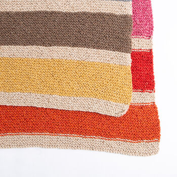 Rainbow Blanket Knitting Kit, 8 of 12