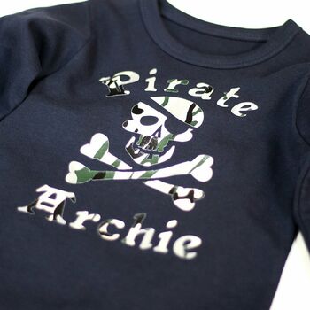 Personalised 'Pirate' T Shirt, 5 of 12