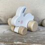 Wooden Push Toy Rabbit, thumbnail 2 of 3