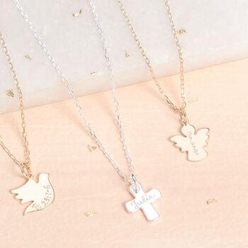 Personalised Christening Or Communion Necklace, 3 of 5