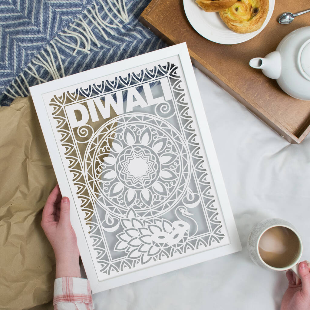 Diwali Rangoli Pattern Papercut