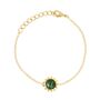 Malachite Necklace, Bracelet And Earring Jewellery Set, thumbnail 3 of 5