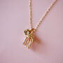 Jellyfish Birthstone Charm Necklace, thumbnail 7 of 12