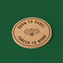 Round Cork Coaster 'Born To Padel' | Homeware | Tableware | Padel | Racket Sport, thumbnail 1 of 2