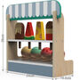 Wooden Ice Cream Play Shop With Accessories, thumbnail 2 of 10