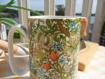 Medium China Jug In Golden Lily Design, 9 of 9