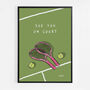 See You On Court Tennis Print, thumbnail 7 of 9