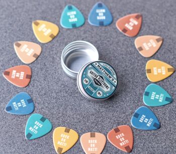 Personalised Colour Guitar Plectrums, 6 of 10