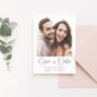 Personalised Photo Save The Date Cards, thumbnail 1 of 7