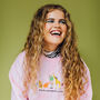 What A Wonderful World Embroidered Sweatshirt, thumbnail 10 of 12