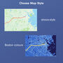 Boston Personalised Marathon Map Print, thumbnail 6 of 6