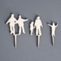 Personalised Family In The Forest Cake Topper, thumbnail 3 of 3