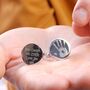 Personalised Handprint Cufflinks, thumbnail 2 of 8
