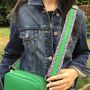 Neon Animal Stripe Bag Strap | Extra Long Crossbody Replacement Bag Strap, thumbnail 7 of 8