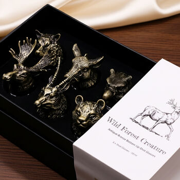 Six Animal Whiskey Shot Glass Gift Set For Men, 3 of 12