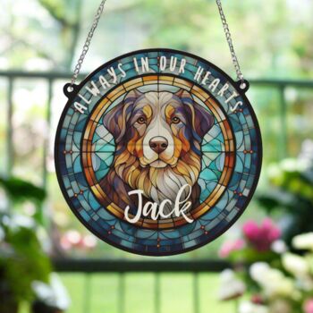 Bernese Mountain Dog Memorial Suncatcher, 3 of 5