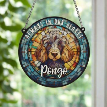 Poodle Memorial Suncatcher, 3 of 6