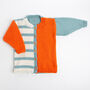 Toddler Colour Block Cardigan Easy Knitting Kit, thumbnail 2 of 10