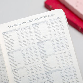 2026 A6 Day A Page Diary Matilda Myres Personalise With Name Or Initials, 5 of 8