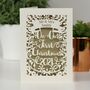 Personalised 'Our First Christmas' Papercut Card, thumbnail 5 of 6