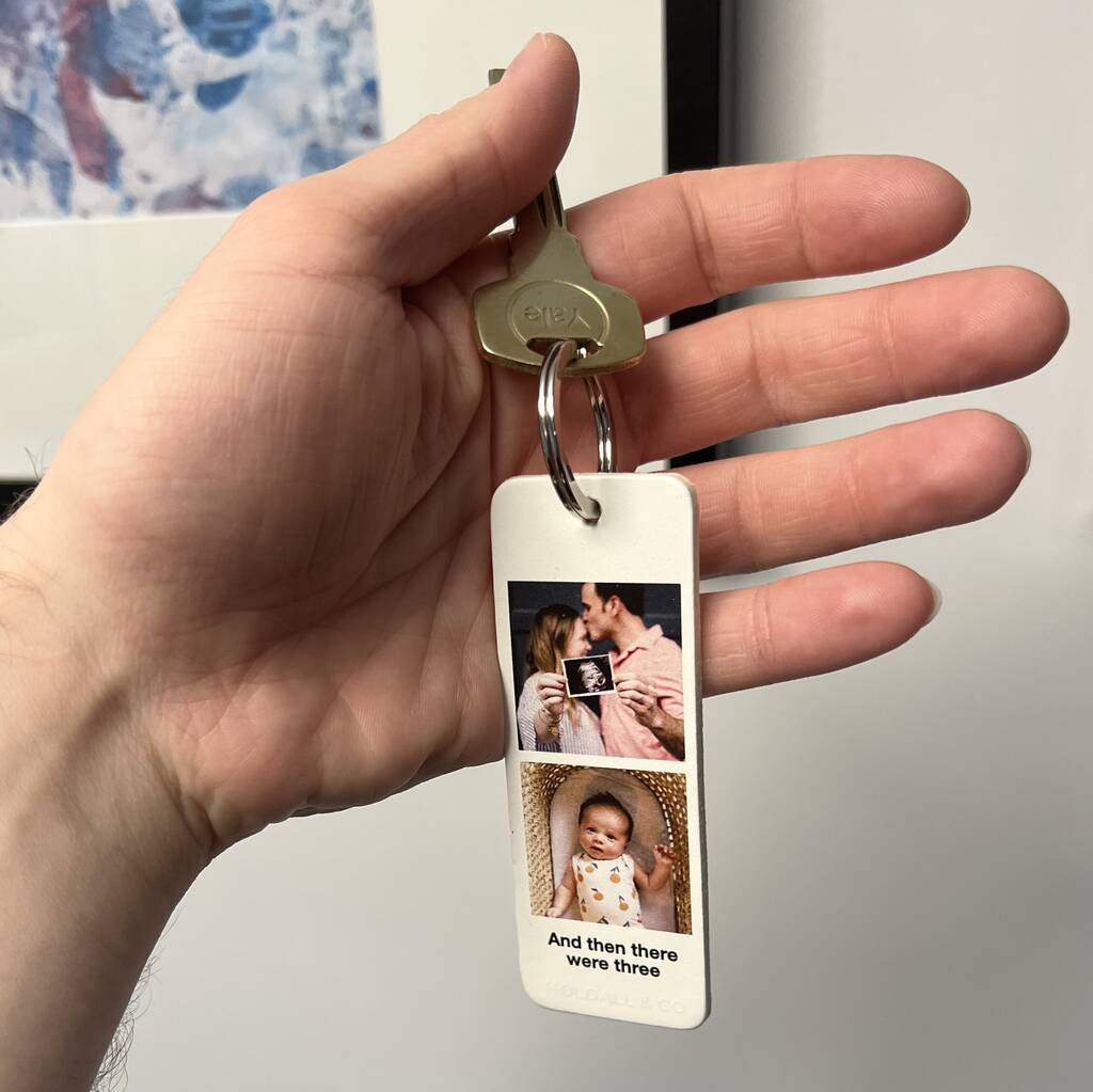 Personalised Leather Photo Keyring By Holdall & Co | notonthehighstreet.com