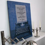Personalised Typewriter Knitted Sign, thumbnail 5 of 7