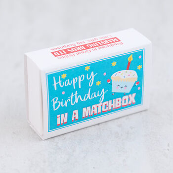 Mini Birthday Cake Kit In A Matchbox, 5 of 12