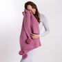 Beginners Pom Pom Blanket Crochet Kit, thumbnail 1 of 9