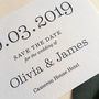 Big Date Save The Date Card, thumbnail 4 of 12
