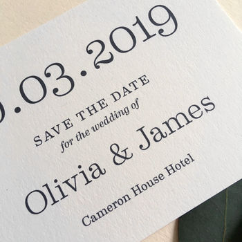 Big Date Save The Date Card, 4 of 12