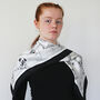 'Fashion Hounds' Dalmatian Print Silk Scarf, thumbnail 5 of 7