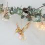 Amber Acrylic Hummingbird Christmas Decoration, thumbnail 1 of 3