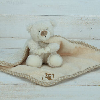 Bear Toy Soother Soft Toy Comforter, Baby Gift, 2 of 5