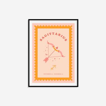 Children's Sagittarius Zodiac Print, 6 of 8