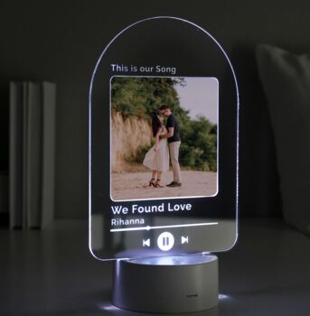 Personalised Any Song LED Colour Changing Light, 2 of 4