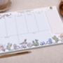 Blue Rodeo Cowboy Personalised Weekly Planner Desk Pad, thumbnail 2 of 4
